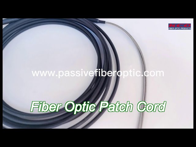 Full-Axs Odva Cpri Outdoor Water-Proof Armored Fibre Optic Patch Cable 2 Core Spiral Cover
