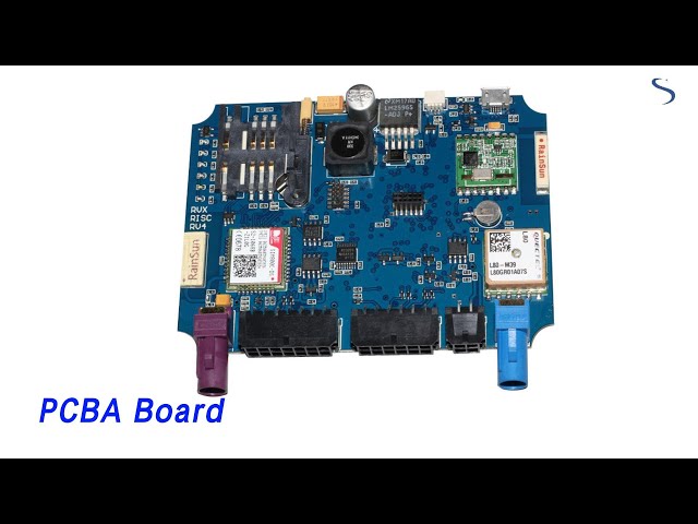 Circuit PCBA Board Assembly 1 - 20 Layers High Accuracy Blue