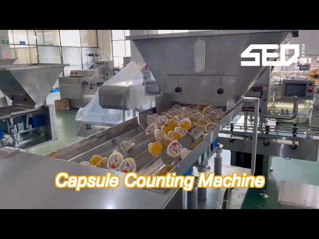 Semi-Auto Pharmacy Tablet Capsule Counting Machine With 10-25 Bottles/Min