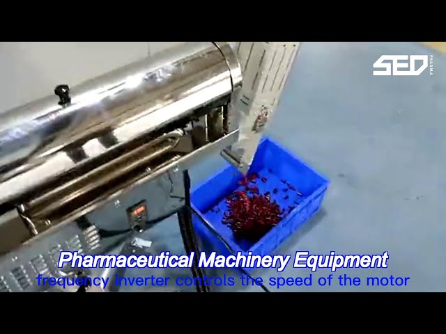 Pharmacy Use Single Phase Type Capsule Polishing Machine 4000 Pcs/Min