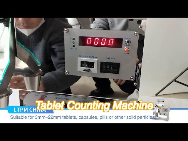 Semi Automatic Small Pharmacy Tablet Counter Two Heads High Accurate