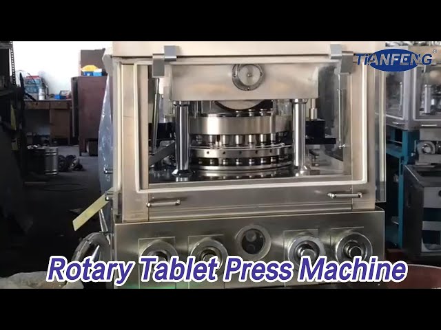 Automatic Rotary Tablet Press Machine 150000 Pcs/Hour For Candy / Salt