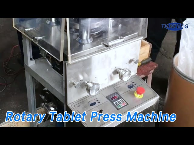 SS304 Rotary Tablet Press Machine 8000 - 16200 Pcs/hour For Camphor Ball