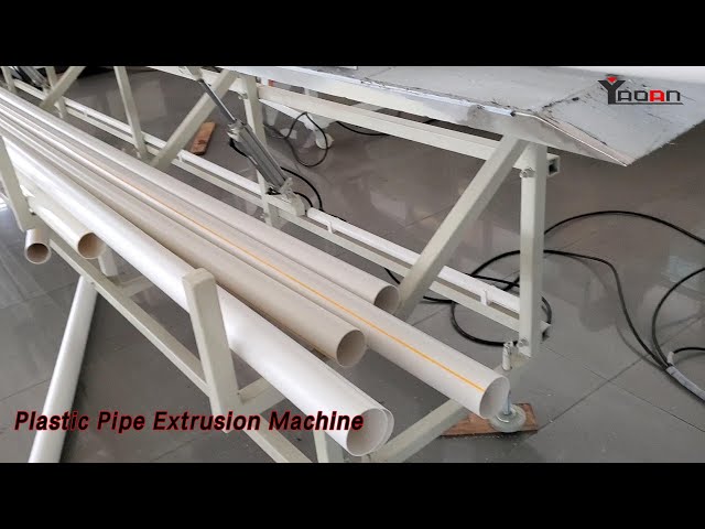 Water Supply Plastic Pipe Extrusion Machine PPR ABB Inverter High Capacity