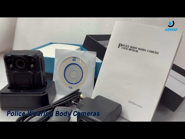 CMOS Wifi Police Wearing Body Cameras 3500mAh AES256 Encryption Waterproof