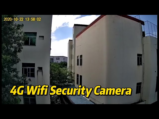 Wireless 4G Wifi Security Camera 64GB Storage 1080P Night Vision