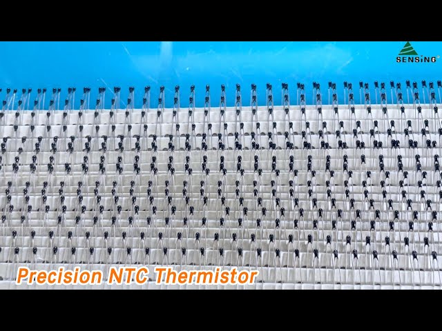 Alloy Lead Precision NTC Thermistor Resin Coated Close Tolerances