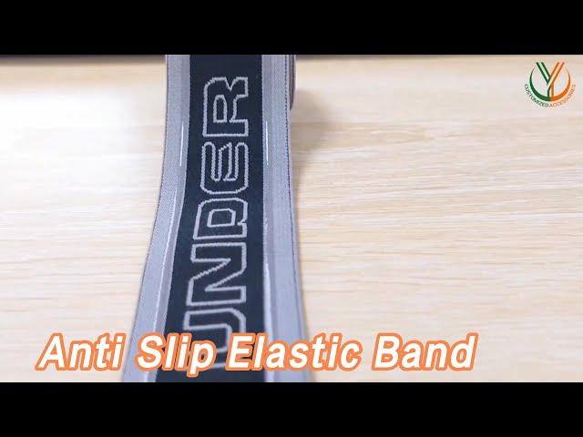 Webbing Anti Slip Elastic Band Printed 3D Raised Silicone Stripes