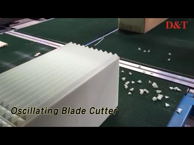 PU Sponge Oscillating Blade Cutter 50HZ Horizontal Cutting High Accuracy