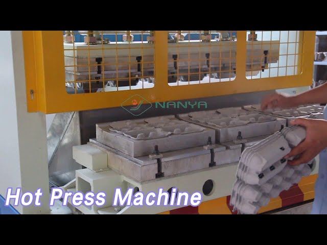 Semi Automatic Hot Press Machine Molding 12KW For Packaging Trays