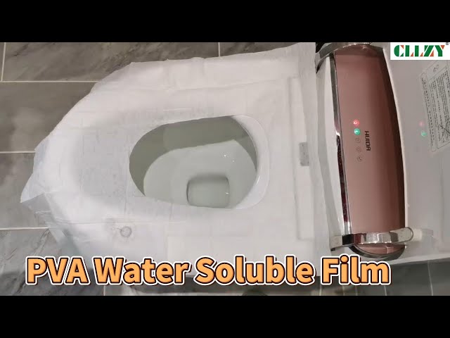 Straight Flush PVA Water Soluble Film Bacteria Proof For Toilet