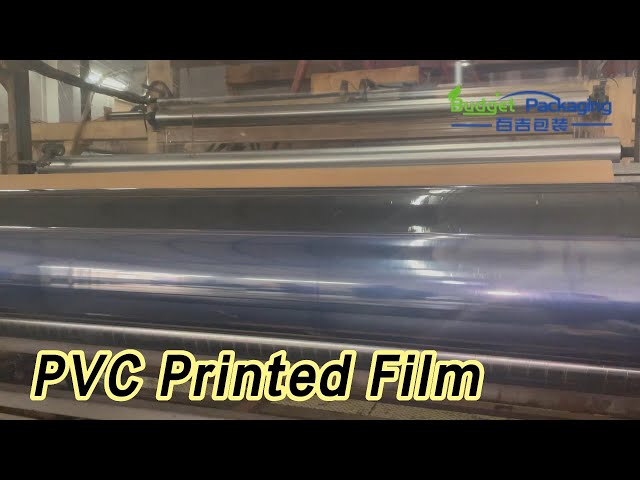 Soft Stretch PVC Printed Film 0.15mm Thickness For Furniture Wrapping