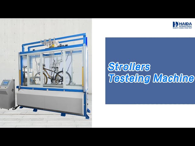 Automatic Strollers Testing Machine Dynamic Bicycle For Run / Brakes Test