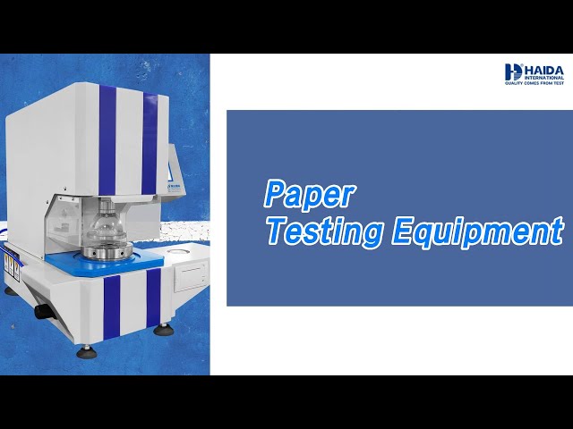 Corrugated Cardboard Paper Testing Equipments Automatic HIgh Accuracy