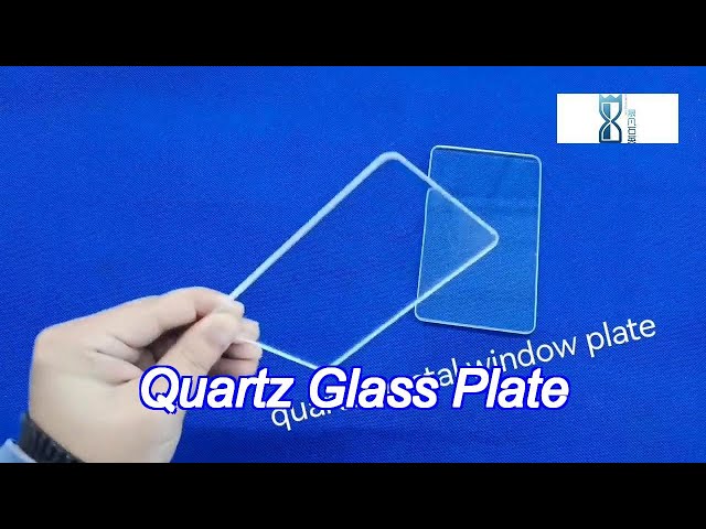 High Transmittence Quartz Glass Plate Round Windows Disc Heat Resistant