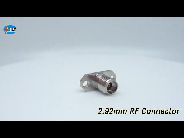 Nickel Plated 2.92mm RF Connector MMW Female Stainless Steel