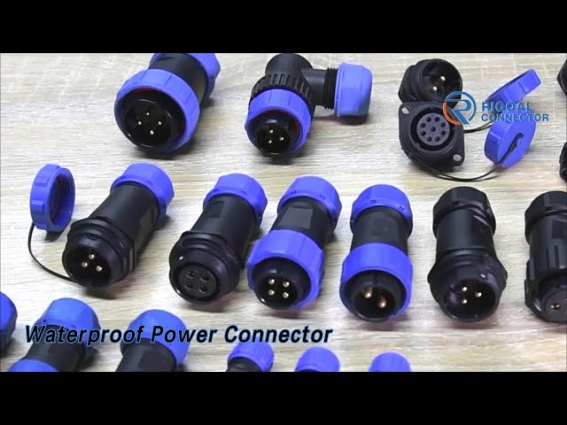 IP68 Waterproof Power Connector 5 Pins Dustproof For Automotive