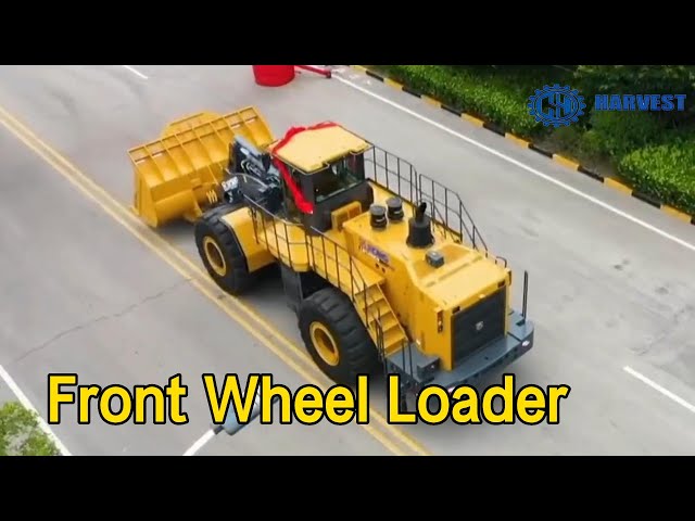 Electric Front Wheel Loader 6m3 Bucket 226KW 7 Ton Micro Pressurized