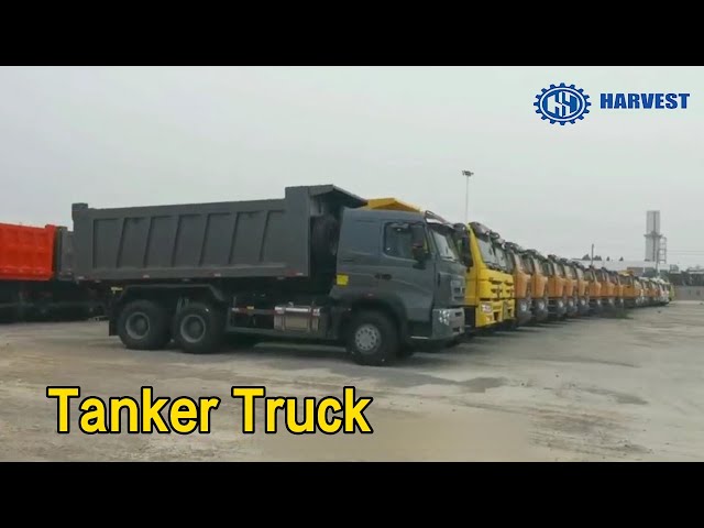 Fuel Tanker Truck Q235 Steel 6 x 4 371hp Euro II Safety For Oil Transportation