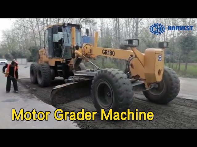 XCMG Motor Grader Machine 142kW Articulated Frame Flexible Mobility