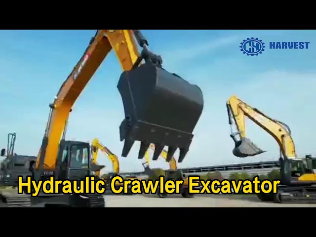 31 Ton Hydraulic Crawler Excavator 1.6m3 Bucket Fuel Efficient High Adaptability