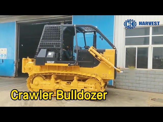 Forest Logging Crawler Bulldozer 162Kw 220Hp 6.4m3 Capacity Strong Traction