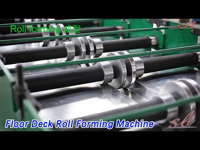 Chain Drive Floor Deck Roll Forming Machine 11kw x 2 For Metal