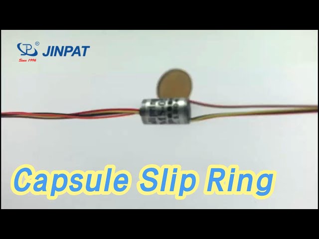 8 Circuits Capsule Slip Ring Rotary Joint Electrical Interface Low Noise