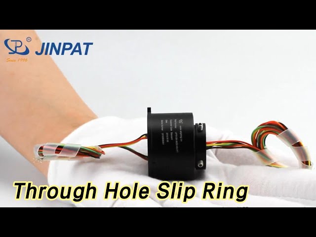 Industrial Through Hole Slip Ring 240VAC Low Torque IP50 12.7mm Dia