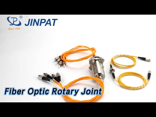 Single Channel Fiber Optic Rotary Joints 1550nm 100Rpm LPFO Low Resistance