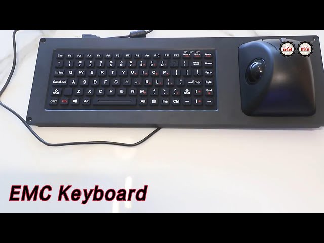 Military EMC Keyboard USB Backlight Rugged 87 Keys IP67 Aluminum Alloy