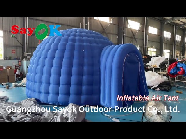Tarpaulin Inflatable Air Tent 4m Dome Oxford Cloth PU Coated For Party