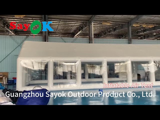 Large Inflatable Air Tent Transparent Airtight Swimming Pool For Event