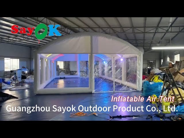 Swimming Pool Shade Inflatable Air Tent Bubble Dome PVC TPU Clear
