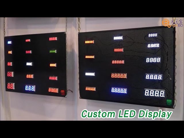 4 Digit Custom LED Display Bright White Seven Segment For Oven Control