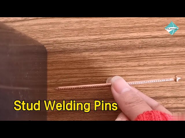 Copper Coated Stud Welding Pins Capacitor Discharge Insulation Mild Steel