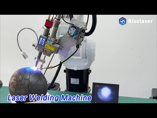 Automatic Laser Welding Machine 6 Axis Fiber Optic High Precision Continuous