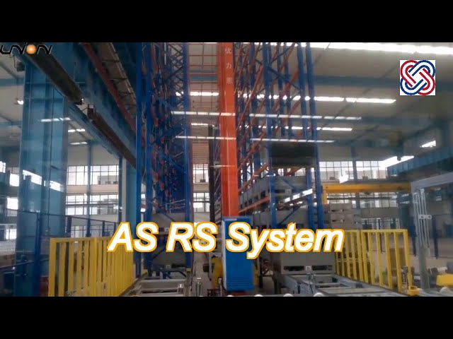 Warehouse Automation ASRS Storage System Computerized Robotic Pallet
