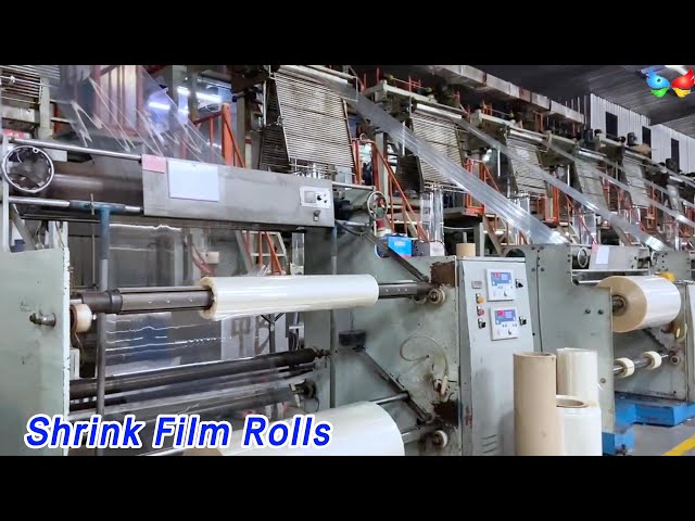 Waterproof Shrink Film Rolls Polyolefin Tear Resistant For Beer Packaging