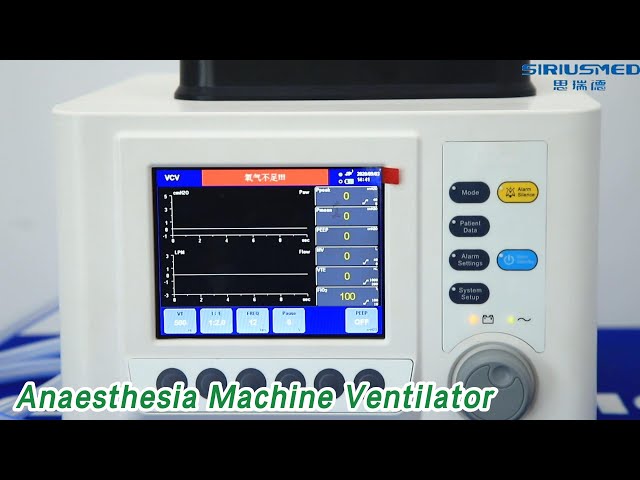 Gas Anaesthesia Machine Ventilator Veterinary Electronic Control VCV PCV