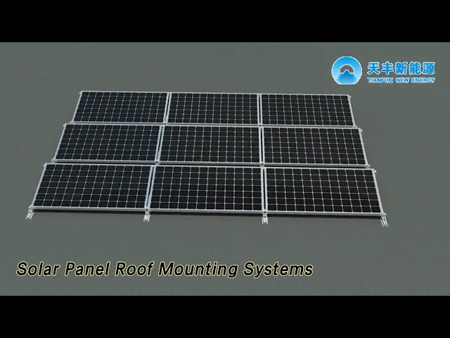 Photovoltaic Solar Panel Roof Mounting Systems Flat Reusable Rustproof