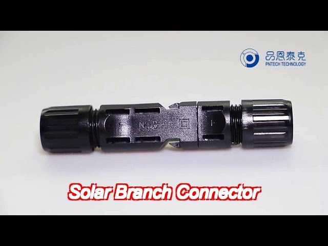 Pc Insulation Solar Branch Connector Ip67 Stable Electrical Properties 4000W