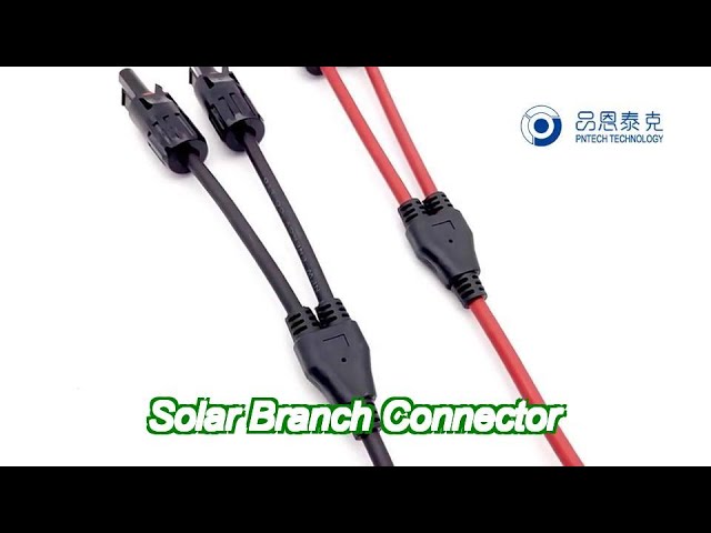 Ce Certificate Male To Female  Y Branch Connector With Solar Pv Cable 4Mm2