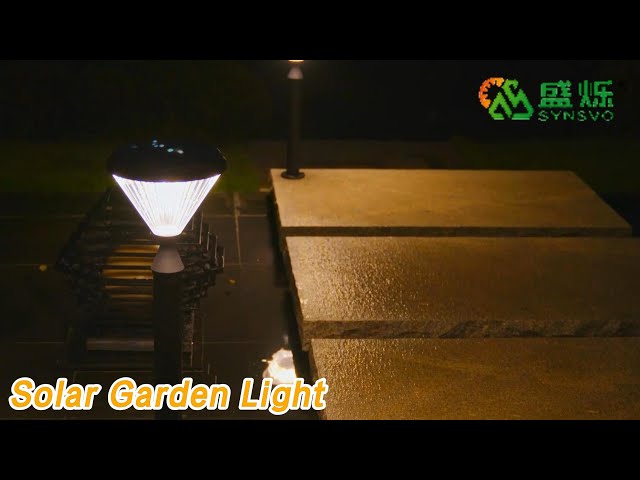 Aluminum Solar Garden Light Waterproof Simple Design For Pathway