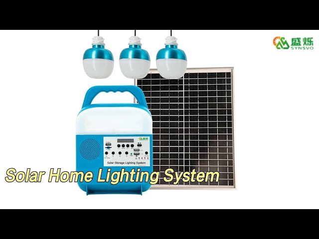 25W Solar Home Lighting System Mobile Charging Portable LED IP55