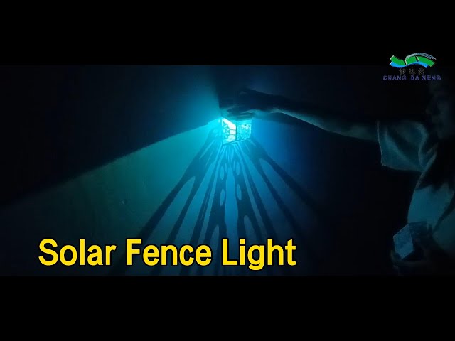 Constant Bright Solar Fence Light Rectangle LED Monocrystalline For Outside
