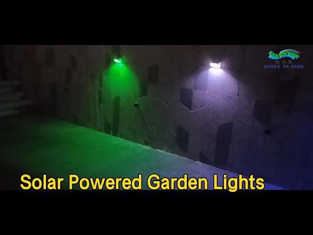 LED Solar Powered Garden Lights 3.7V Monocrystalline Moistureproof Colorful