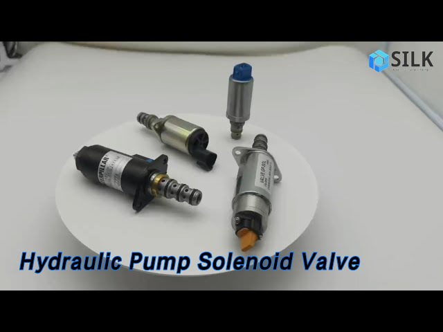 Rotary Hydraulic Pump Solenoid Valve Small Power Compact Design For Excavator