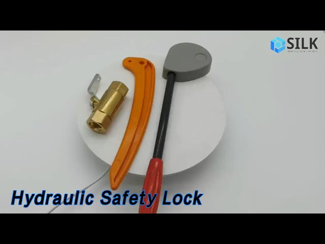 Pilot Hydraulic Safety Lock Handle SH120 SH200 Orange For Excavator