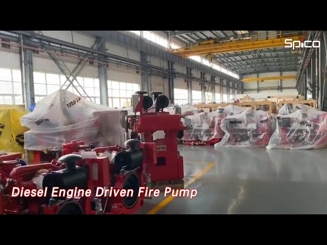 Split Case Diesel Engine Driven Fire Pump 6000GPM High Pressure